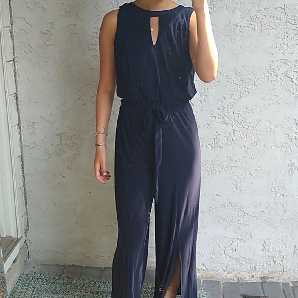 Emma and Michele Black Jumpsuit